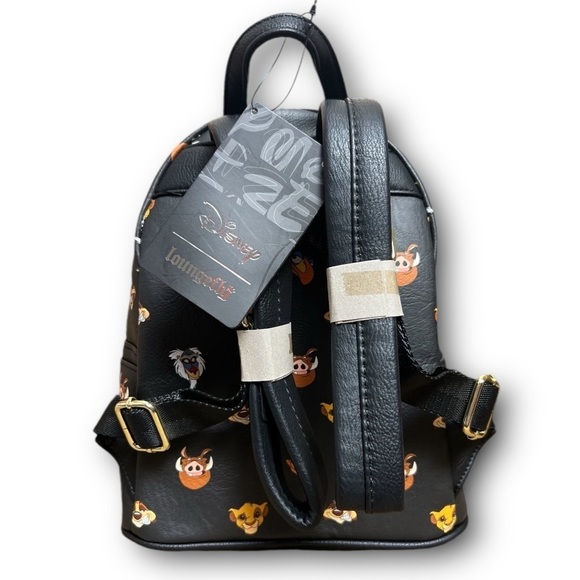 NWT LOUNGEFLY‎ DISNEY The Lion King Cartoon Character Print Mini Backpack main image 10
